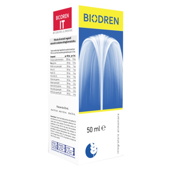Biodren IT 50 ml - Integratore Alimentare Transito Intestinale
