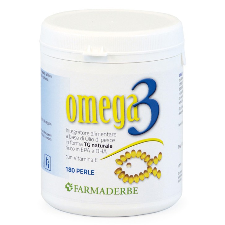 Farmaderbe Nutra Omega3 180 Perle - Integratore per il Colesterolo