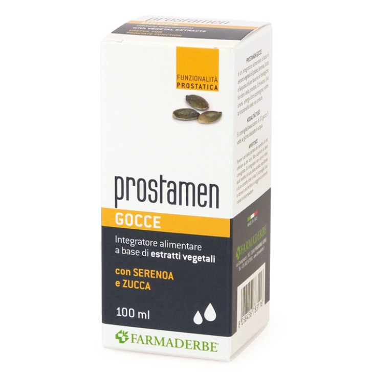 Farmaderbe Prostamen Gocce 100 ml - Integratore Alimentare