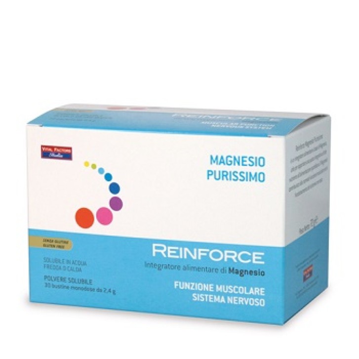 Reinforce Magnesio Purissimo 30 Bustine - Integratore Alimentare