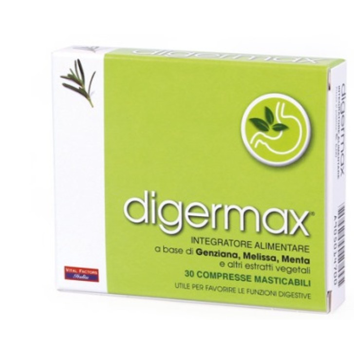 Digermax 30 Compresse Masticabili - Integratore Alimentare