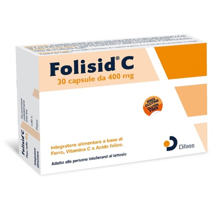 Folisid C 400 mg 30 Capsule - Integratore Alimentare