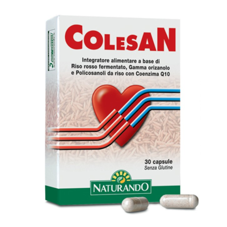 Colesan 30 Capsule - Integratore per il Colesterolo