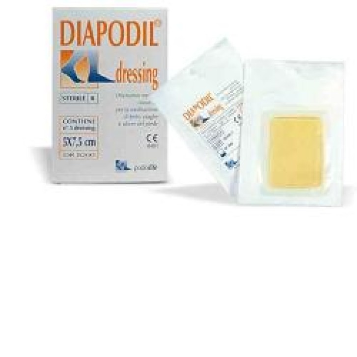 Diapodil Dressing Medicazione Sterile 5,7 x 5 cm 3 pezzi