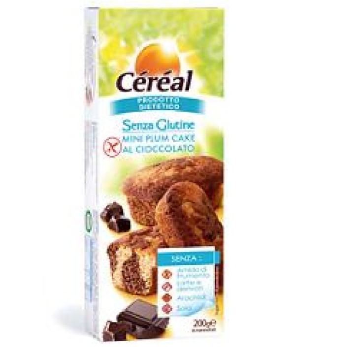 Cereal Plum Cake Mini Cioccolato Senza Glutine 200 grammi