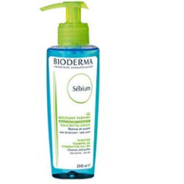 Bioderma Sebium Gel Moussant Detergente Purificante 200 ml
