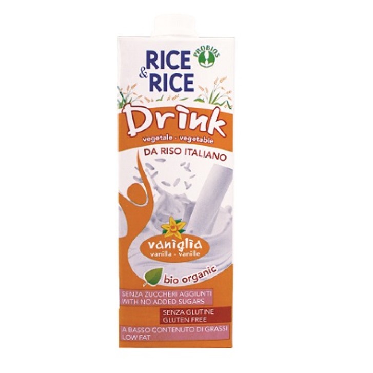 Rice&Rice Bevanda di Riso alla Vaniglia 1000 ml