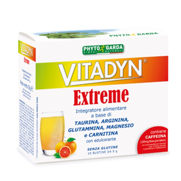 Vitadyn Extreme 10 Bustine - Integratore Magnesio e Caffeina