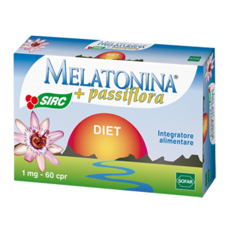 Melatonina Diet + Passiflora 60 Compresse - Integratore Sonno