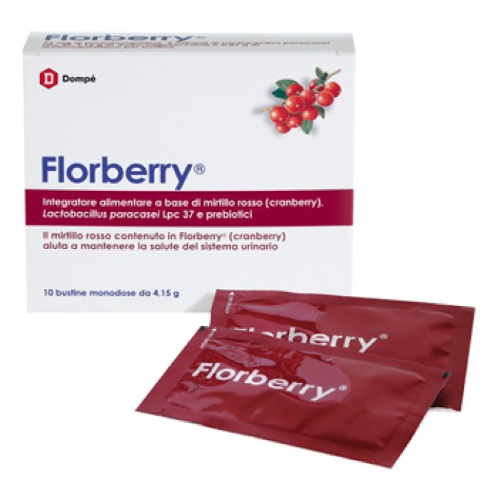 Florberry 10 Bustine - Integratore per le Vie Urinarie