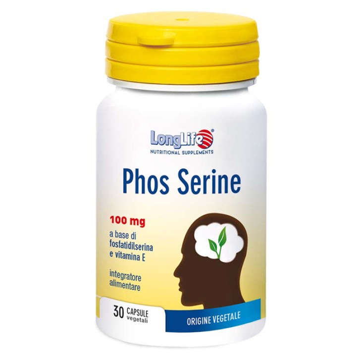 Longlife Phos Serine 30 Capsule - Integratore Fosfatidilserina