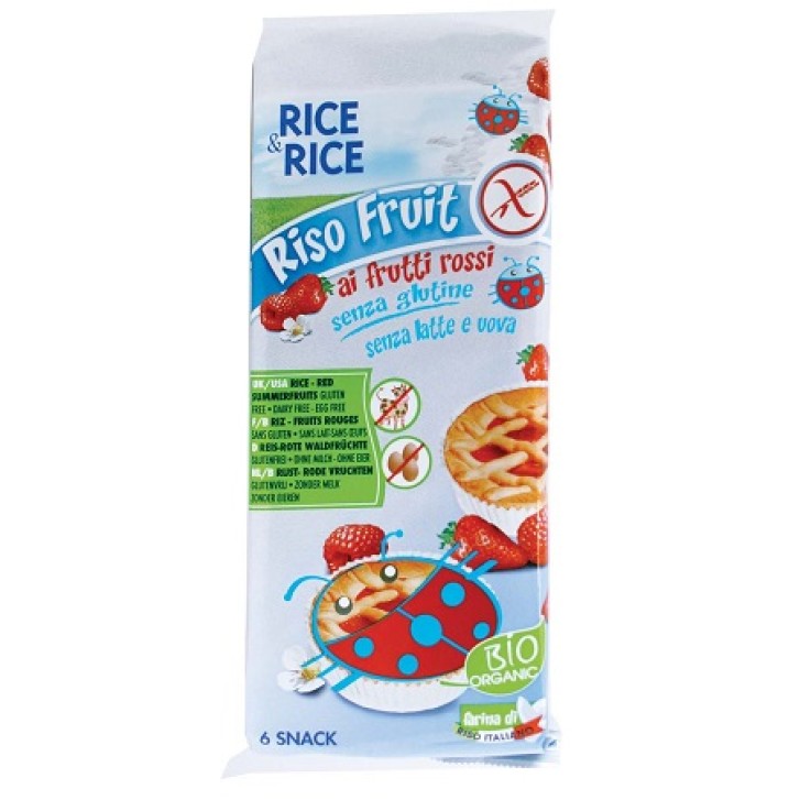 Rice&Rice Riso Fruit Frutti Rossi 6 x 33 grammi