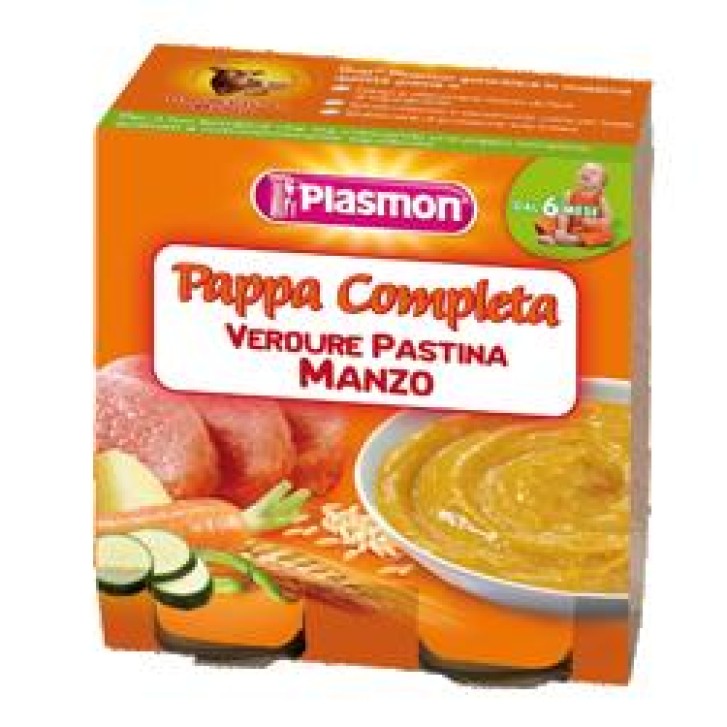 Plasmon Omogeneizzato Manzo e Verdure 2 x 80 grammi