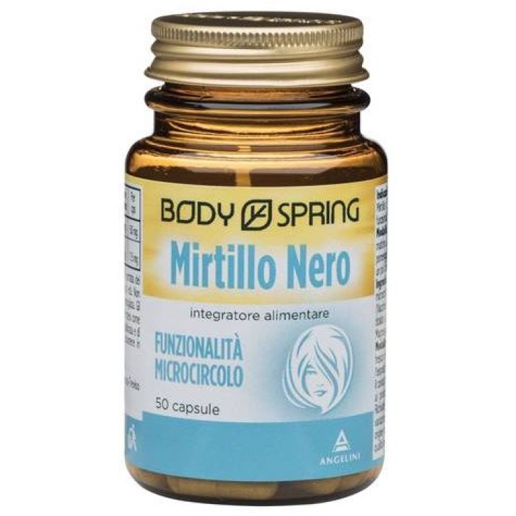 Body Spring Mirtillo Nero 50 Capsule - Integratore Alimentare