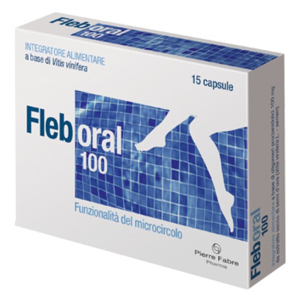 Fleboral 100 mg 15 Capsule - Integratore Microcircolo
