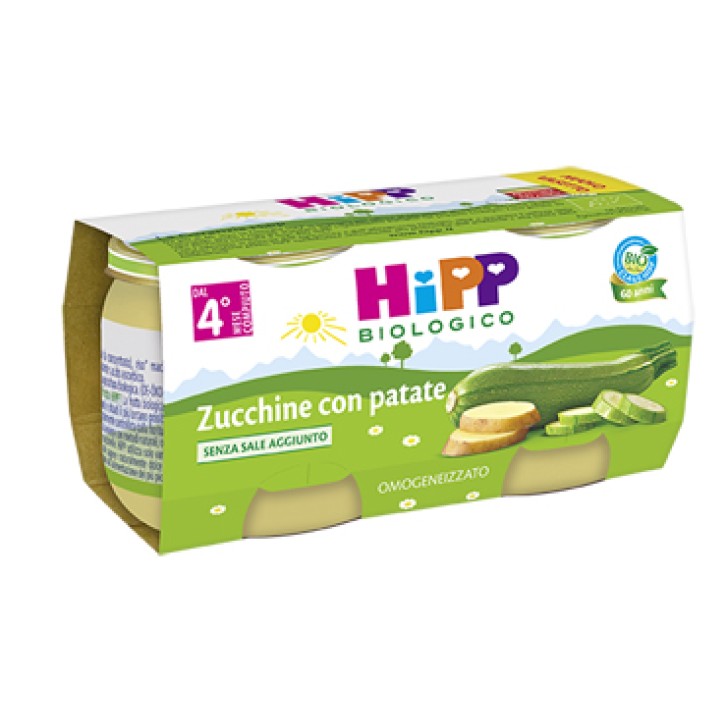 Hipp Bio Omogeneizzato Zucchine con Patate 2 x 80 grammi