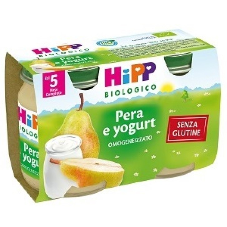 Hipp Bio Omogeneizzato Pera e Yogurt 2 x 125 grammi