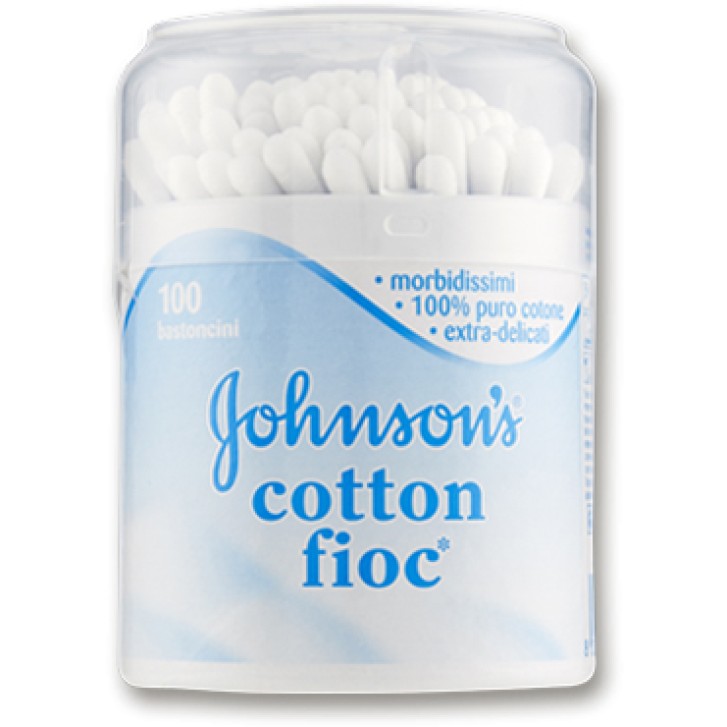 Johnson's Baby Cotton Fioc 100 % Cotone 100 Pezzi