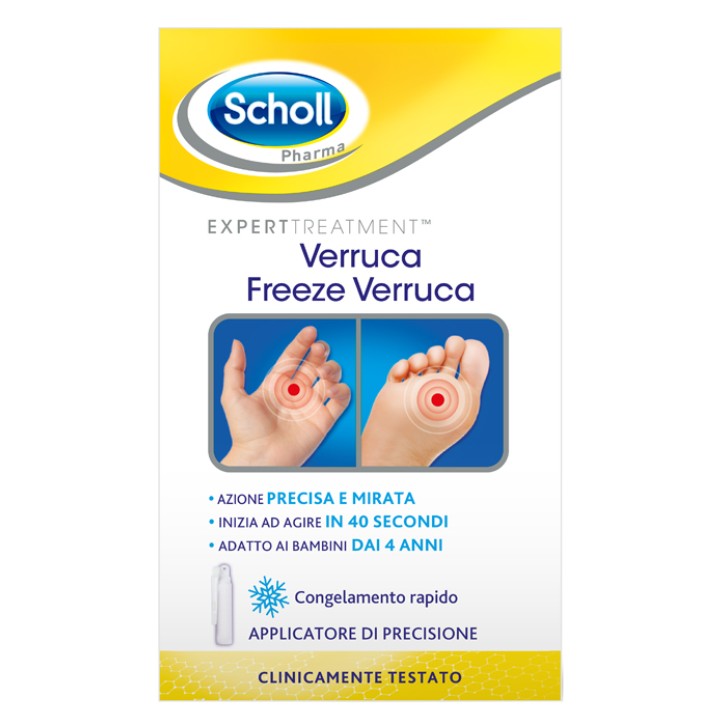 Dr. Scholl Freeze Verruca Rimozione Virus Bomboletta + 12 Applicatori