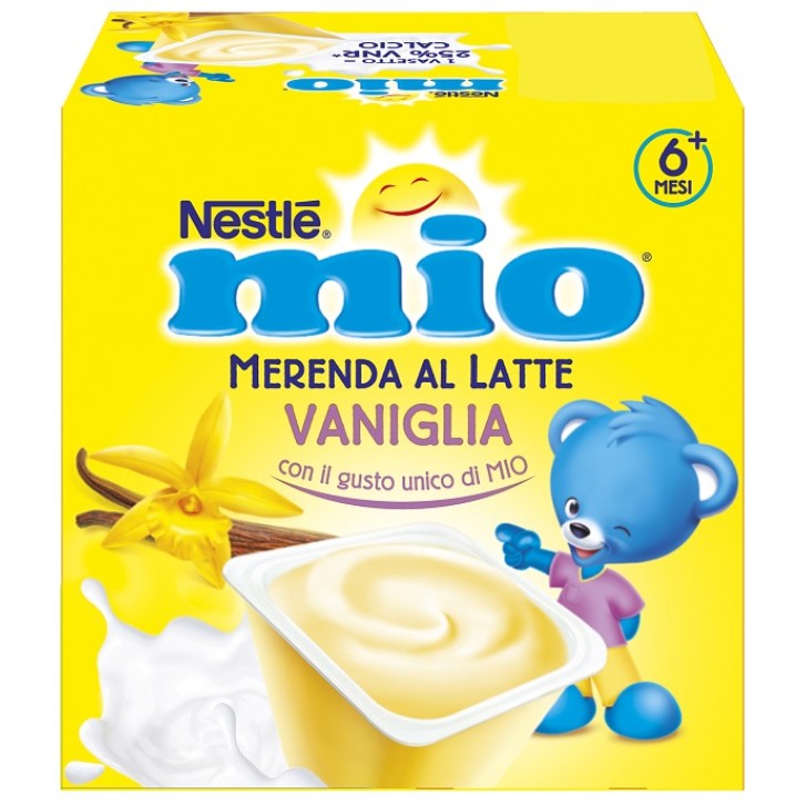 Nestle' Mio Merenda Vaniglia 4 x 100 grammi