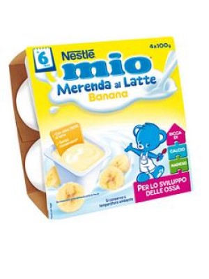 Nestle' Mio Merenda Banana 4 x 100 grammi