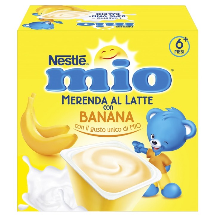 Nestle' Mio Merenda Banana 4 x 100 grammi