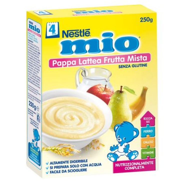 Nestle' Pappa Lattea Frutta Mista 250 grammi
