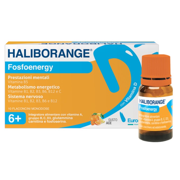 Haliborange Fosfoenergy 10 Flaconcini - Integratore di Fosforo