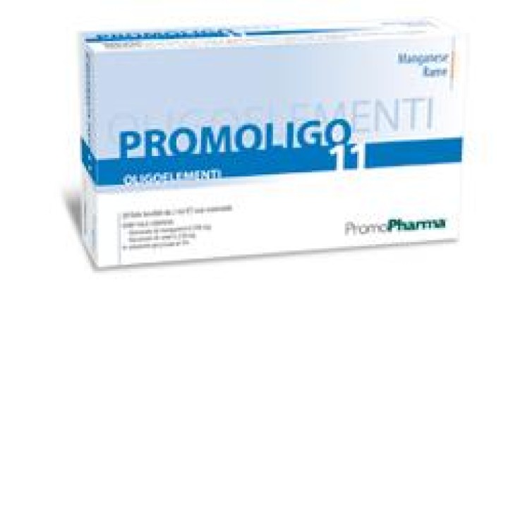 Promoligo 11 Manganese e Rame 20 Fiale PromoPharma - Oligoelementi