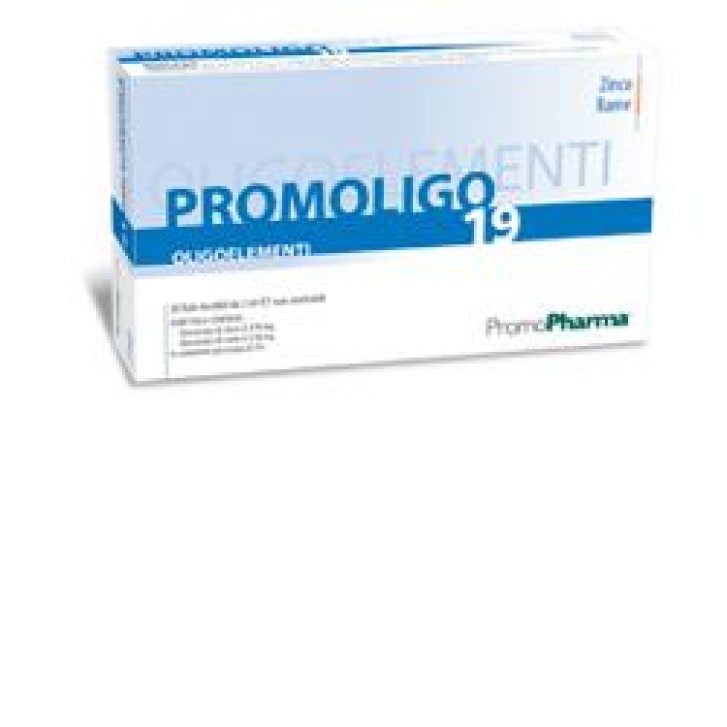Promoligo 19 Zinco e Rame 20 Fiale PromoPharma - Oligoelementi