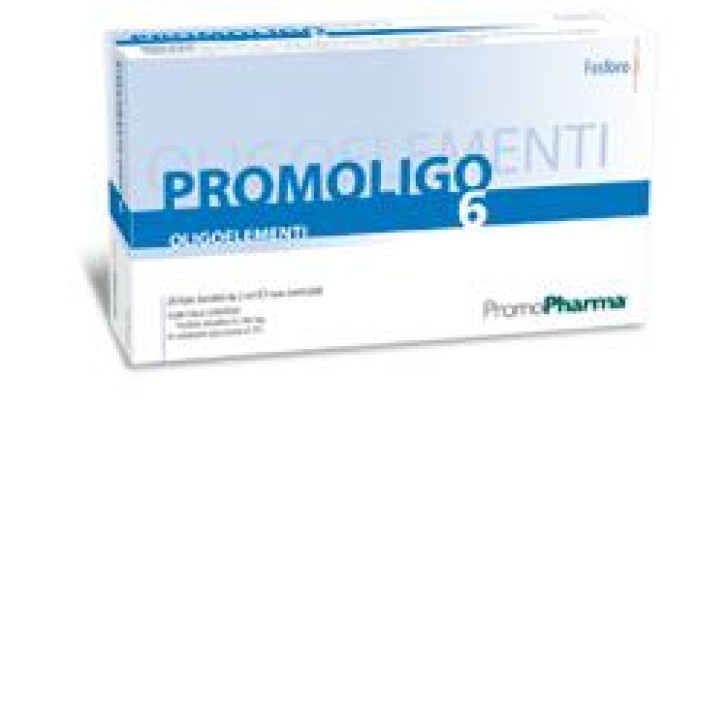 Promoligo 6 Fosforo 20 Fiale PromoPharma - Oligoelementi