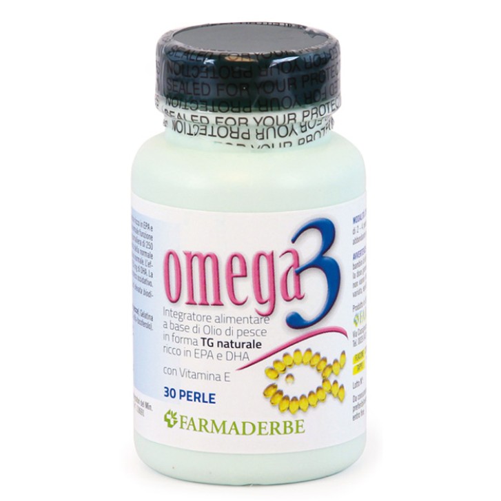 Farmaderbe Nutra Omega3 30 Perle - Integratore per il Colesterolo