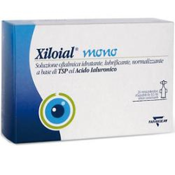 Xiloial Mono Soluzione Oftalmica Idratante 20 Flaconcini 0,5 ml