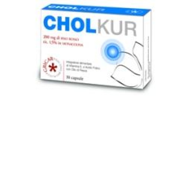 Cholkur 30 Capsule - Integratore per il Colesterolo