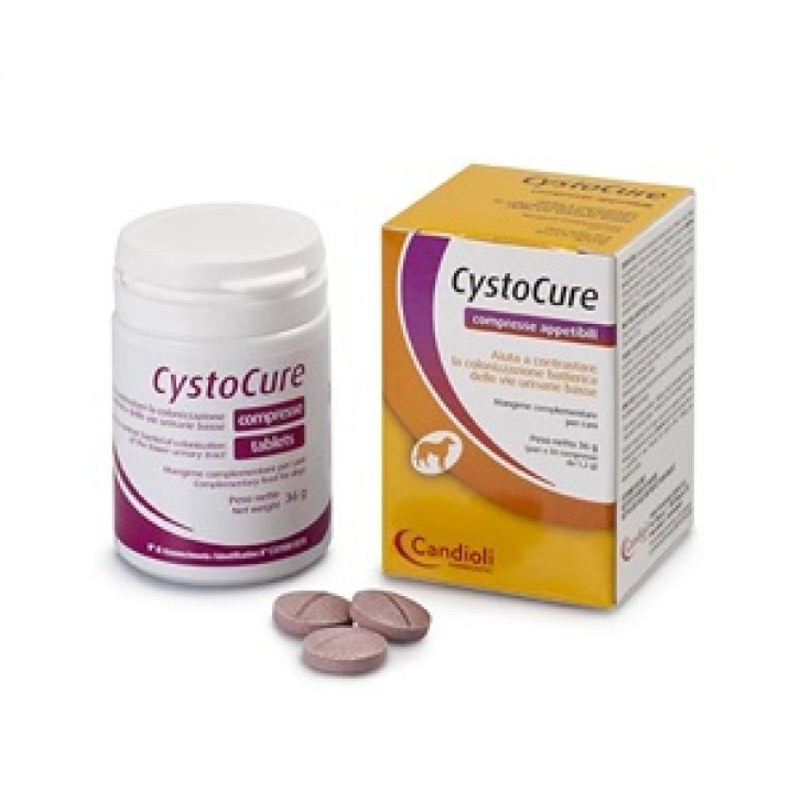 Cystocure Forte 30 Compresse Appetibili - Integratore Veterinario Infezioni Urinarie