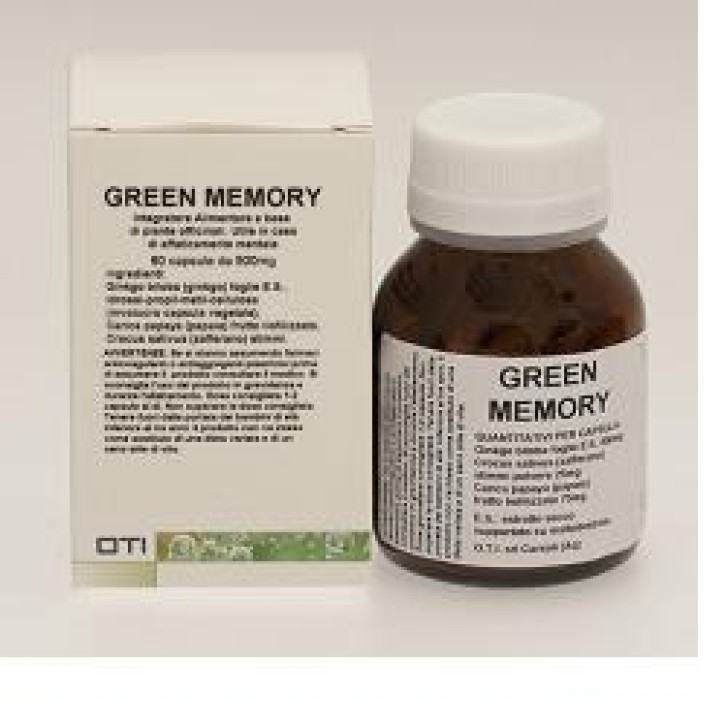 Oti Green Memory 60 Capsule - Integratore Alimentare