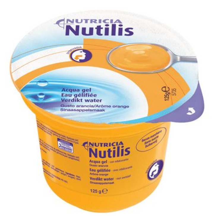 Nutilis AcquaGel Bevanda di Facile Indigestione Gusto Arancia 12 x 125 grammi