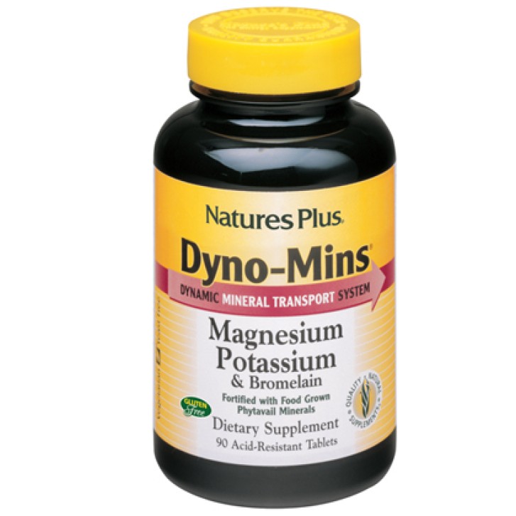 Nature's Plus Dyno Mins 90 Tavolette - Integratore Magnesio e Potassio