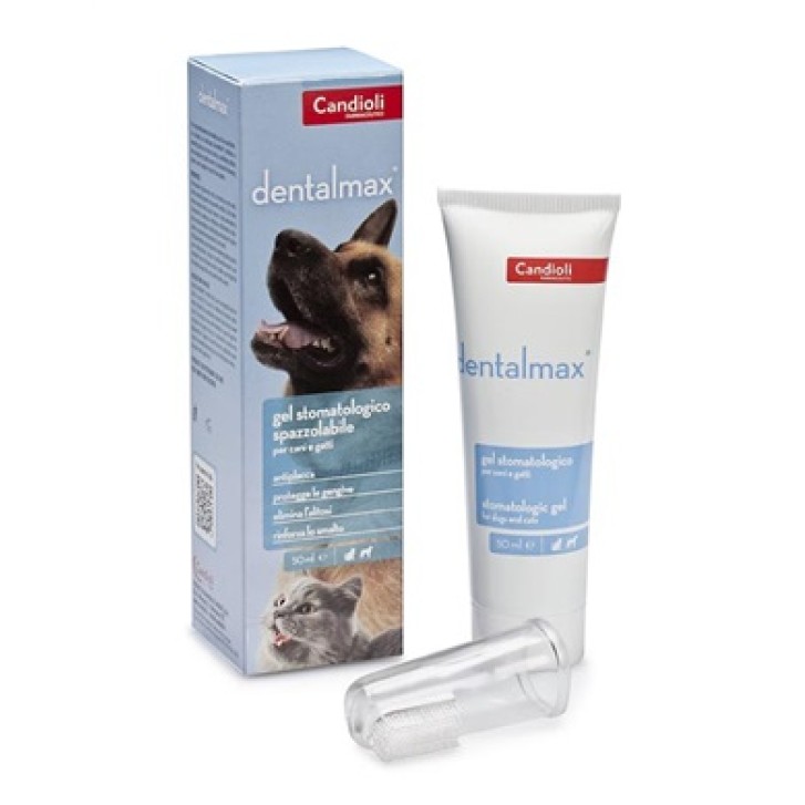Dentalmax Gel Stomatologico Spazzolabile Cani e Gatti 50 ml