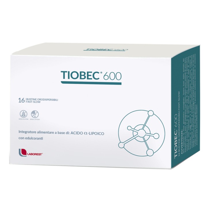 Tiobec 600 16 Bustine - Integratore Metabolismo Energetico