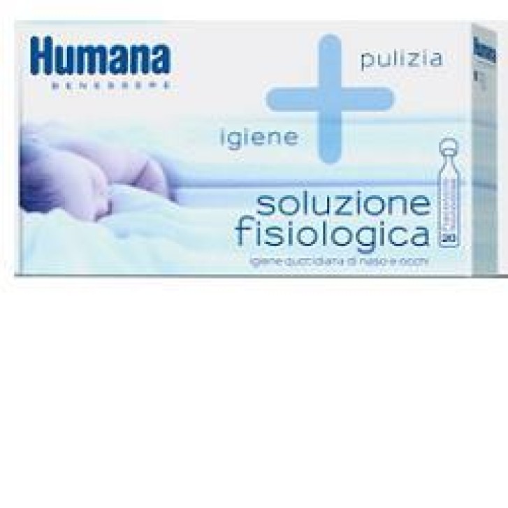 Humana Baby Soluzione Fisiologica Igiene Nasale 5 ml x 20 Flaconcini