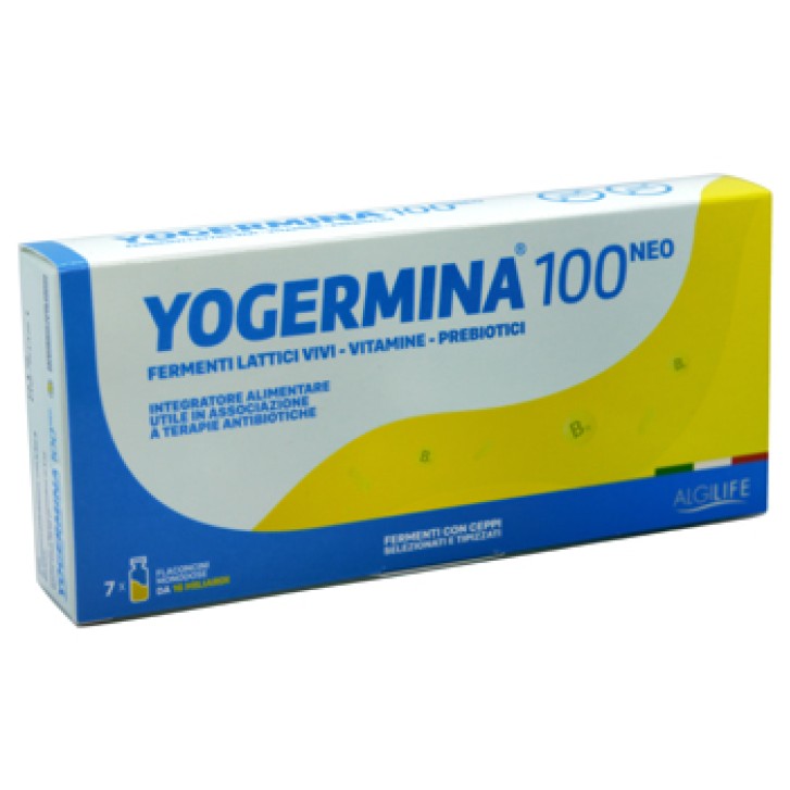 Yogermina 100 Mld 7 Flaconcini - Integratore Alimentare
