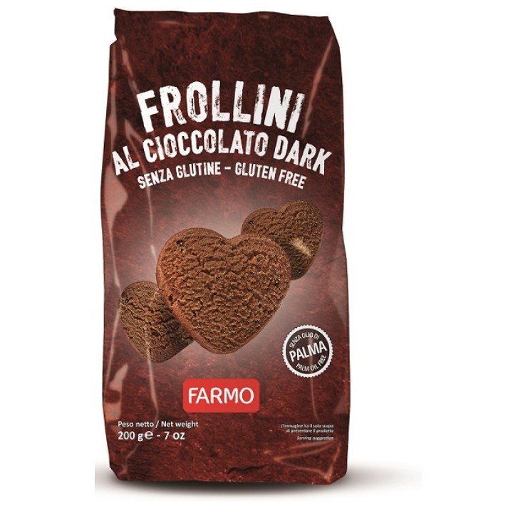 Farmo Biscotti Frollini di Ciocolato Senza Glutine 200 grammi