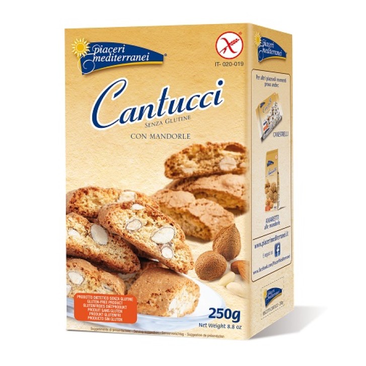 Piaceri Mediterranei Cantucci Senza Glutine 250 grammi