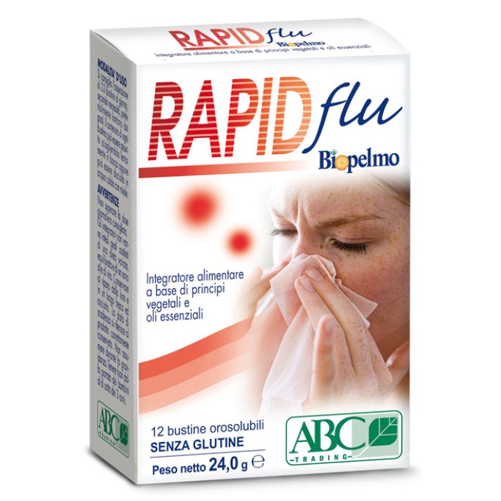Rapid Flu Biopelmo 12 Bustine - Integratore Alimentare