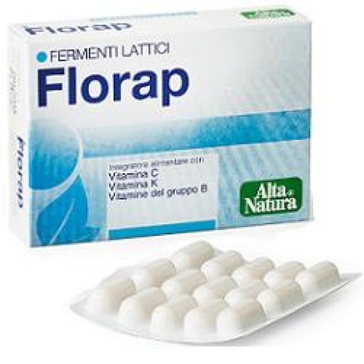Florap 500 mg 30 Capsule - Integratore Fermenti Lattici
