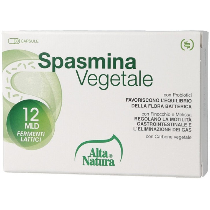 Spasmina Vegetale 30 Opercoli - Integratore Fermenti Lattici