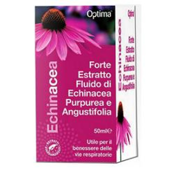 Optima Echinacea Estratto Fluido Forte 50 ml - Integratore Benessere Respiratorio