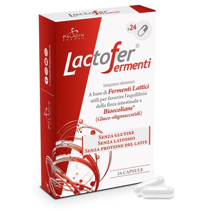 Lactofer Fermenti 24 Compresse - Integratore Flora Intestinale