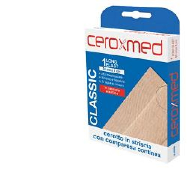 Ceroxmed Classic Cerotto Elastico in Striscia 50 x 8 cm